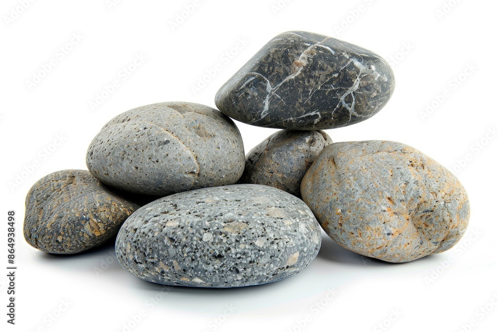 Poster a natural stack of rocks piled high, possibly forming a monument or boundary