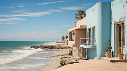 Obraz premium Soft Painting Of Summer Sands Wall On Canvas Landscape Background