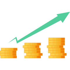 Fototapeta premium Growth Investment Illustration