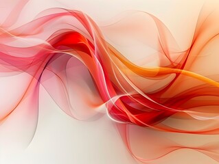 Naklejka premium Mesmerizing Abstract Fluid Waves in Vibrant Colors Forming Elegant Modern Background