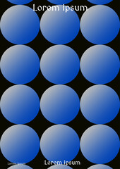 Modern and sleek book cover or flyer template, Dynamic design for creative inspiration.