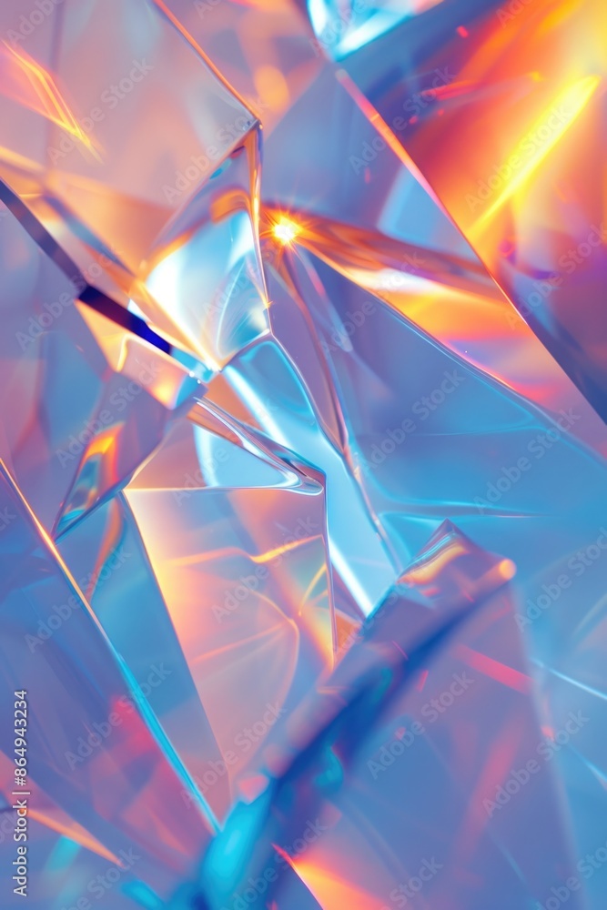 Poster A close-up shot of a glass object sitting on a table, with soft lighting and minimal background distractions