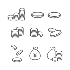 コインアイコンセット