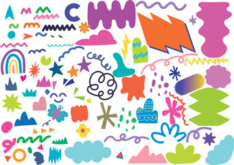 Vivid shapes and Lines and Objets