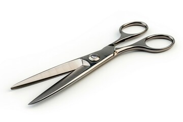 A pair of scissors on a clean white background