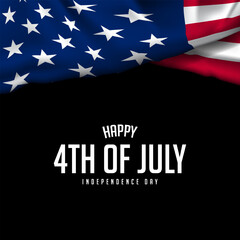 4th of July Background Design.