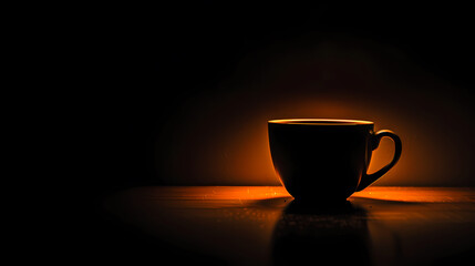 Coffee cup silhouette