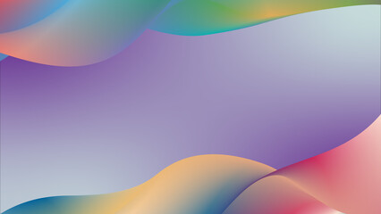 Background 3D Abstract Modern A charming blend of colors that form dynamic abstract waves with a captivating background.