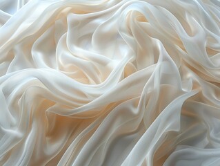 Fototapeta premium High-resolution image of delicate chiffon fabric, 8K, Full HD. 