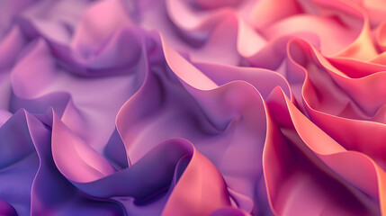 Obraz premium smooth elegant pink silk or satin texture can use as background,generative ai