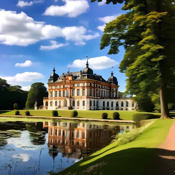 Schloss kummerow  mecklenburg vorpommern Ai generated