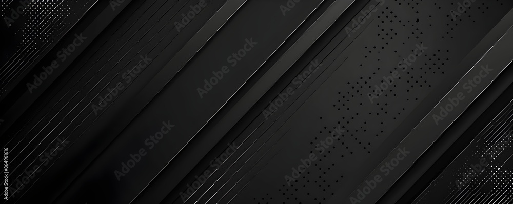 Poster black background with diagonal lines and subtle geometric patterns for a sleek, modern look