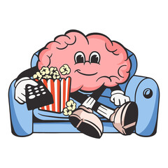 Movie character png, retro illustration, transparent background