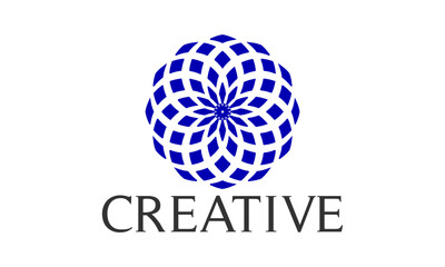 luxury, futuristic, corporate identity, pattern logo, geometric shapes, logo mark, logo design, innovative, blue,