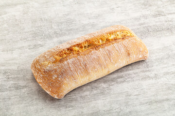 Italian ciabatta bread fresh and crust