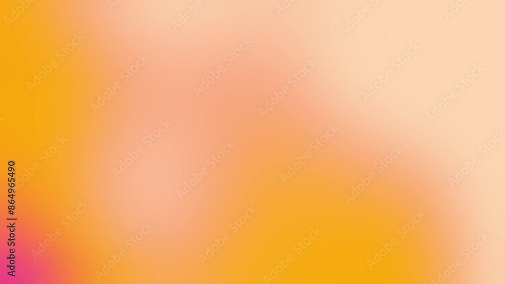 Poster side gradient looping animation, orange magenta liquid flow color shift