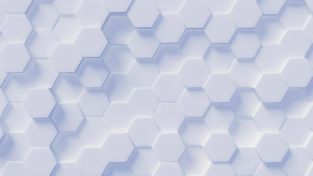 六角形の抽象的な背景、ループ