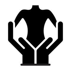 Body Care Routine Vector Glyph Icon Design