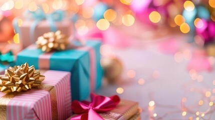 Promo code banner with festive theme, vibrant colors, special discount, online shopping, retail incentive