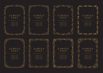 アンティーク　ビンテージ　フレーム飾り枠
