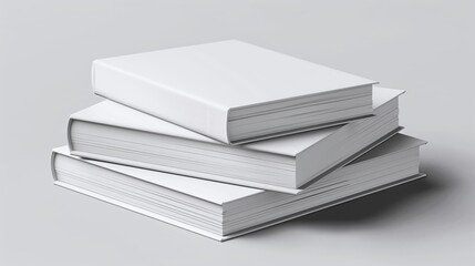Book cover - Clean blank white Mockup - cover reveal - book launch - gray background - paperback - hardcover
