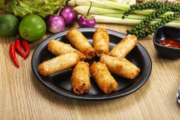 Vietnamese cuisine fried spring roll