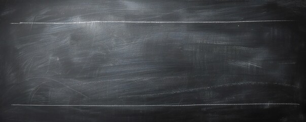 Blank black chalkboard background Generative Ai 