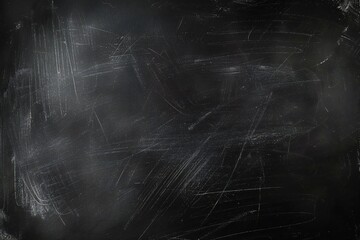 Blank black chalkboard background Generative Ai 