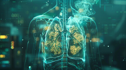 Animated Airflow in Human Lungs
