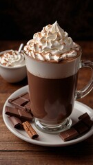 A cup of Li&egrave;ge chocolate