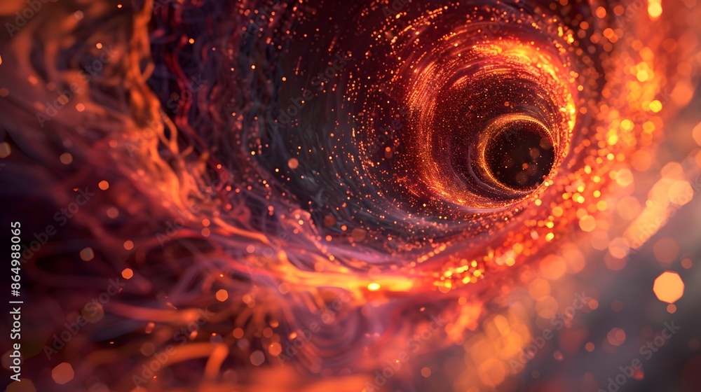 Poster a zero-day exploit bursts through a computer system, depicted as a dark, swirling vortex