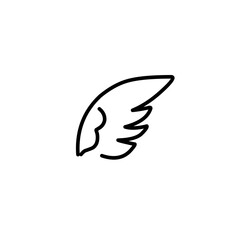 wing doodle icon