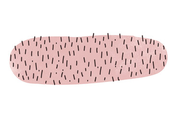 Pink carpet png clipart, home decor illustration, transparent background