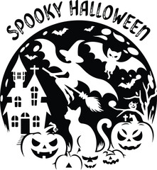 Halloween scary Character, Halloween Bundle design, Print, Zombies Want Brains,Trick-or-Treat Fun Svg Halloween SVG Design,Spooky Halloween Design,Keep Calm and Avoid Zombie,Haunted Houses Halloween