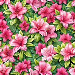 Obraz premium Flowers Seamless Pattern. Floral Pattern. Vibrant patterns. Floral textures. Seamless backgrounds. Design ideas. Flower art. Flower background. Spring flowers pattern.