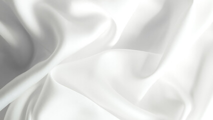 white silk fabric background curly lines