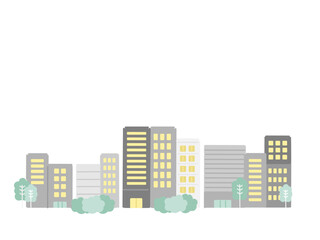 街並みのイラスト