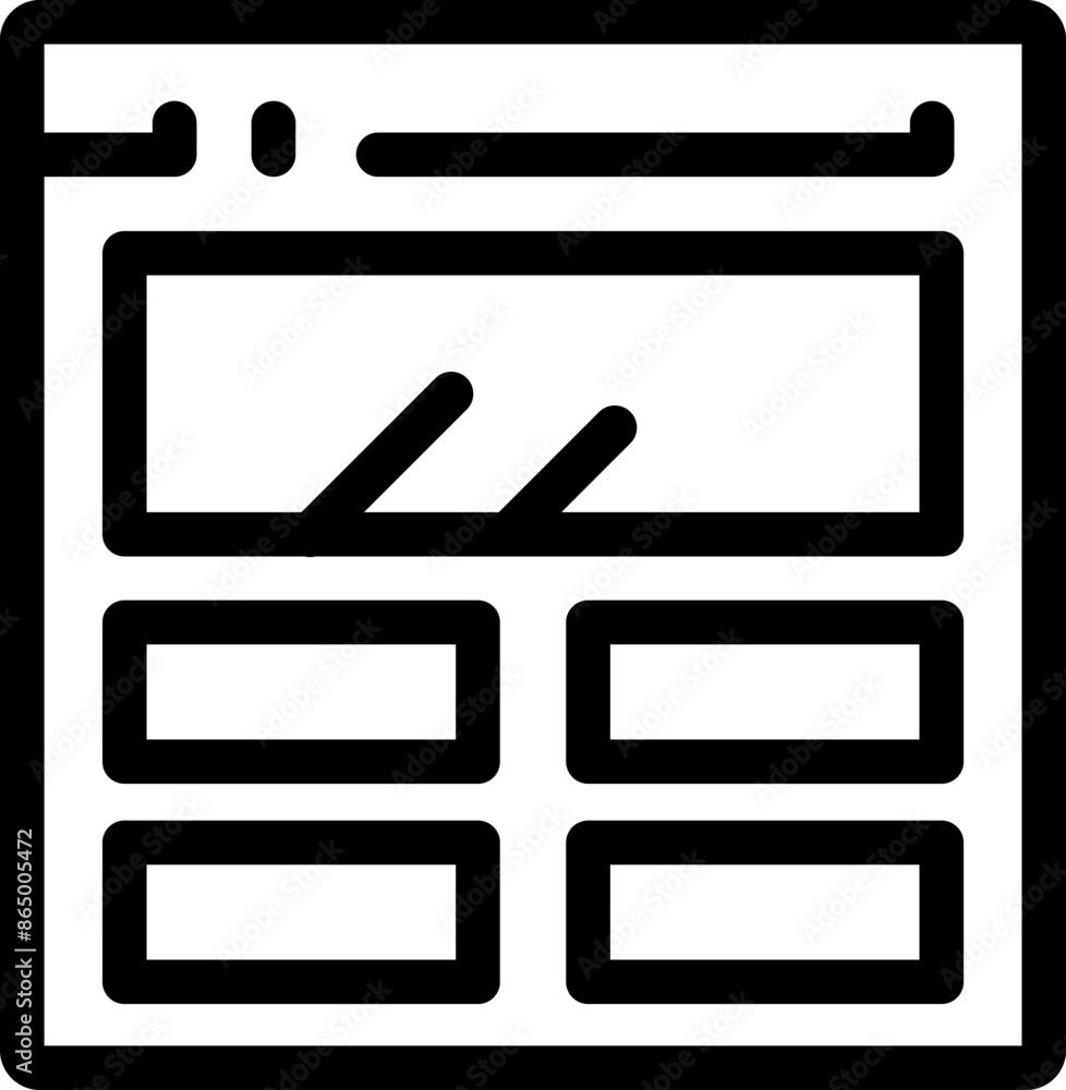 Poster website layout is being designed, showing the content management system interface