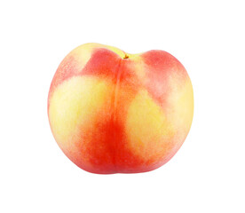 Nectarine isolated on white background.