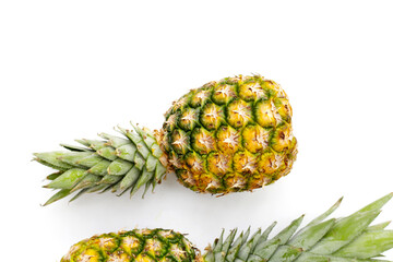 Fresh ripe pineapple, juicy tropical fruit