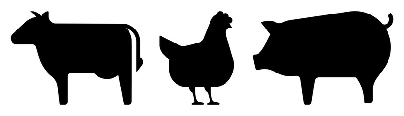 PNG Animal icon  cut out element set