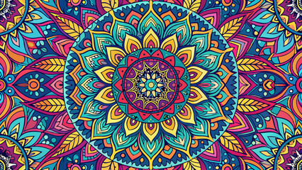 Intricate Bohemian Mandala Patterns for Vibrant, Mesmerizing Backgrounds