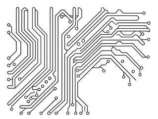 Circuit Board: A Simplified Sketch of Innovation