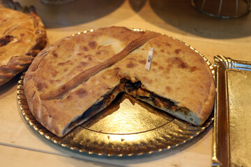 empanada artesanal de setas
