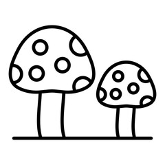 Fototapeta premium Toadstool Icon