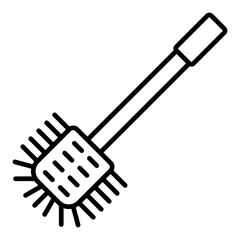 Toilet brush Icon