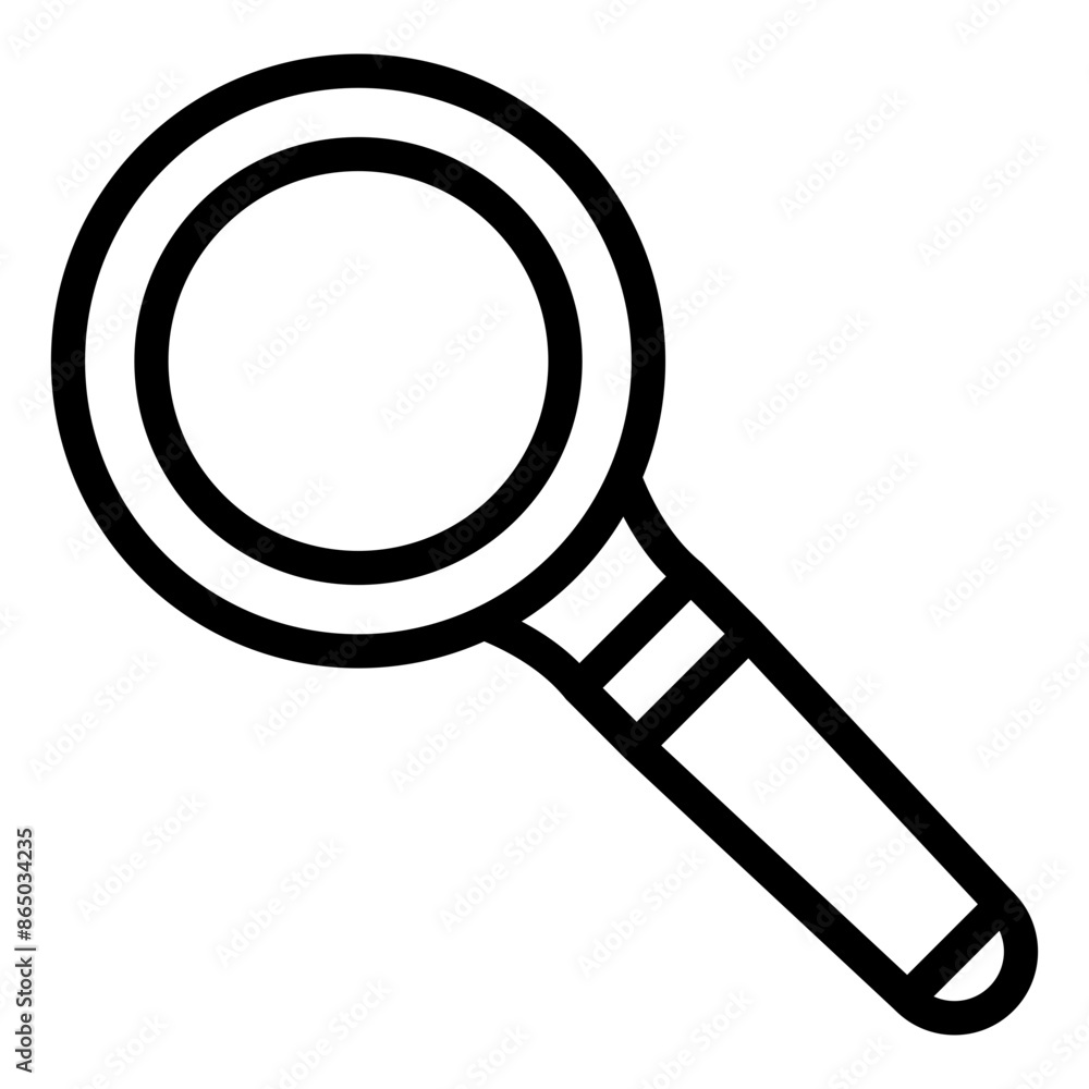 Poster magnifying glass icon