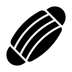 Face Mask Vector Glyph Icon Design
