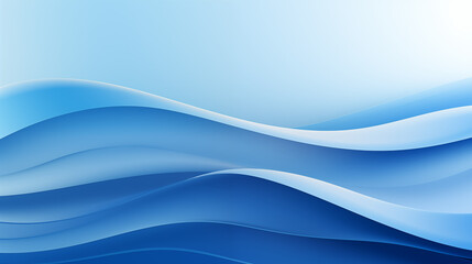 Obraz premium Abstract image in the form of waves with a combination of blue shades background for advertising or gift wrapping and web design. 