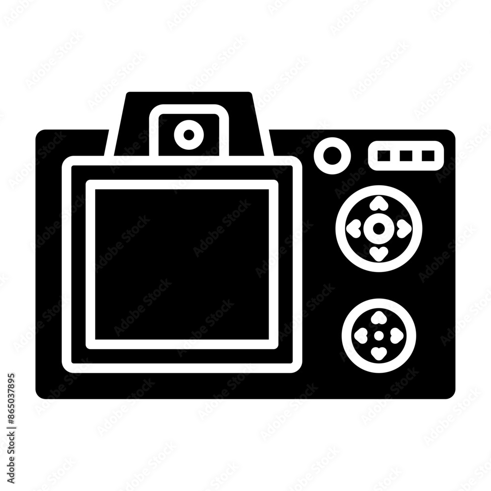 Wall mural camera icon